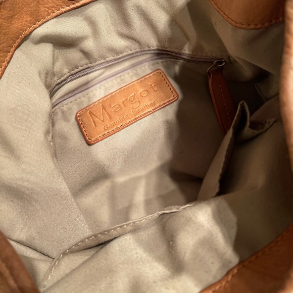 Margot Genuine Leather Fringe Hobo Purse - Picture 5 of 9